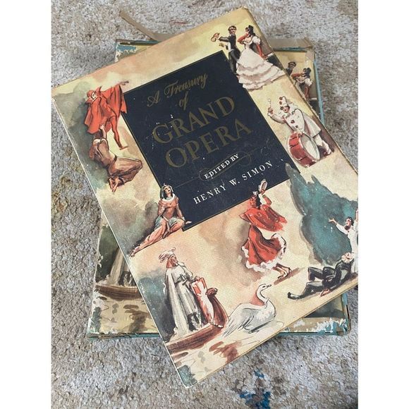 A treasury of Grand Opera music sheet book. Great for scrap booking. Gorgeous il - Picture 3 of 9